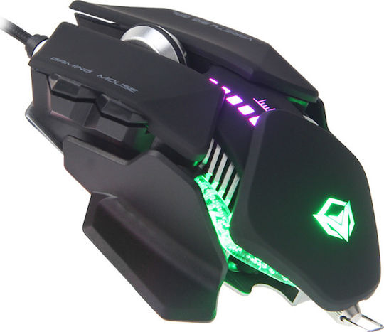 Meetion GM80 RGB Gaming Ποντίκι 4000 DPI Μαύρο