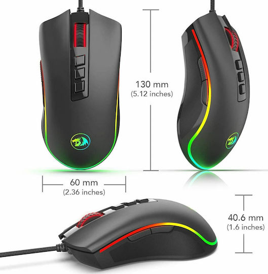 Redragon Cobra M711-FPS RGB Gaming Mouse 24000 DPI Black