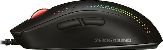 Zeroground MS-4300WG KIMURA v3.0 Ασύρματο RGB Gaming Ποντίκι 10000 DPI Μαύρο