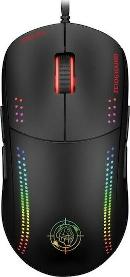 Zeroground MS-4300WG KIMURA v3.0 Ασύρματο RGB Gaming Ποντίκι 10000 DPI Μαύρο