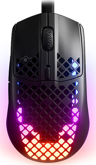 SteelSeries Aerox 3 RGB Gaming Mouse Black