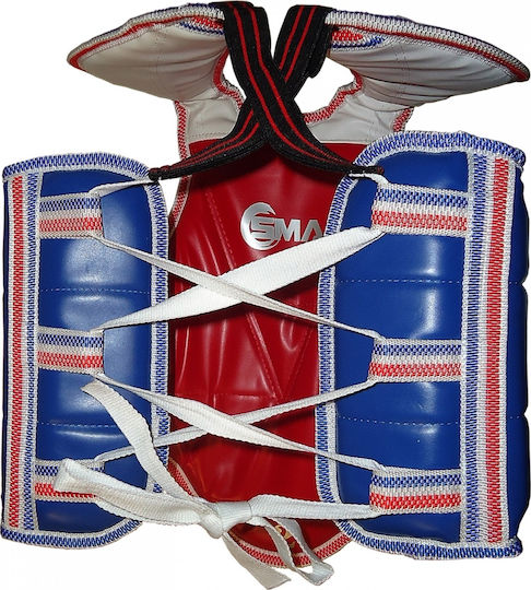 SMAI Chest Guard WTF Double Sided Hard Blue/Red