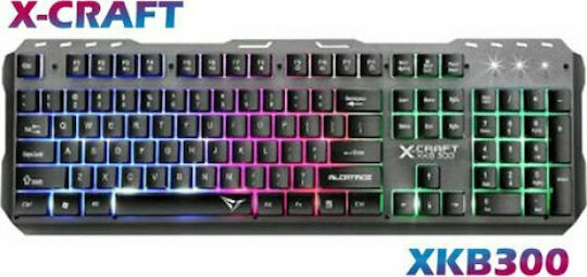 Alcatroz Spill Proof XKB300 Gaming Πληκτρολόγιο με RGB φωτισμό (Αγγλικό US)