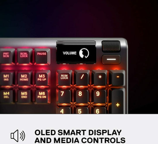 SteelSeries Apex 5 Gaming Mechanische Tastatur mit SteelSeries Hybrid Schaltern und RGB-Beleuchtung (Englisch US)