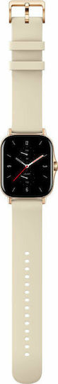 Amazfit GTS 2 Aluminium 43mm Waterproof Smartwatch with Heart Rate Monitor (Desert Gold)