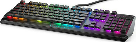 Dell Alienware AW510K Gaming Mechanical Keyboard with Cherry MX Red Low Profile switches and RGB lighting (English US) Gray