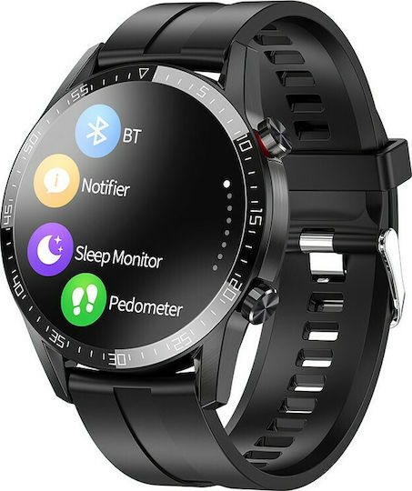 Hoco Y2 Smartwatch with Heart Rate Monitor (Black)