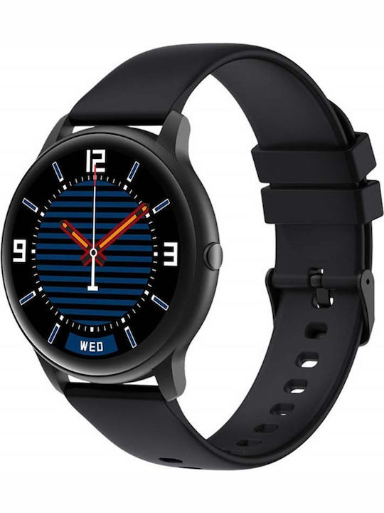 Imilab KW66 45mm Αδιάβροχο Smartwatch με Παλμογράφο (Μαύρο)