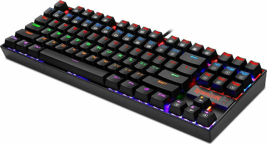 Redragon K552 Kumara Gaming Tastatură Mecanică Tenkeyless cu Outemu Blue comutatoare și iluminare RGB (Engleză US)