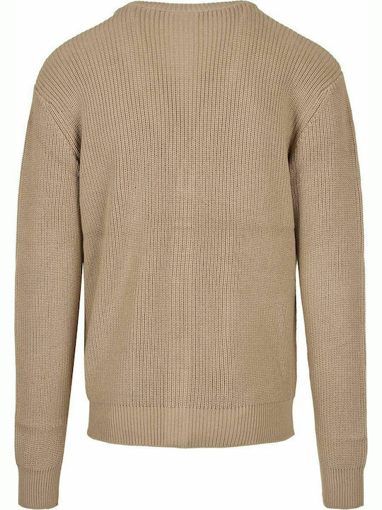 Herren Strickjacke mit Knöpfen Warm Sand