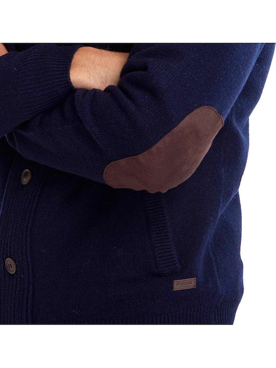 Cardigan Tricotat pentru Bărbați Albastru
