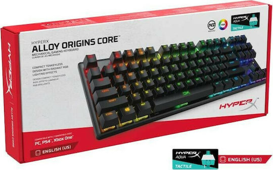 HyperX Alloy Origins Core Gaming Tastatură Mecanică Tenkeyless cu