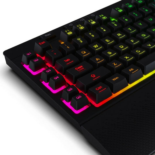 Redragon K512 RGB Shiva Gaming Πληκτρολόγιο με RGB φωτισμό (Αγγλικό US)