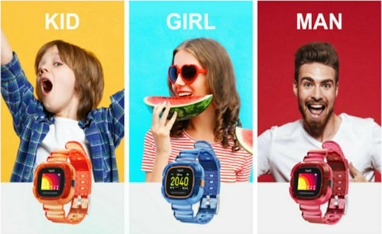 Havit M90 Smartwatch με Παλμογράφο (Κόκκινο)