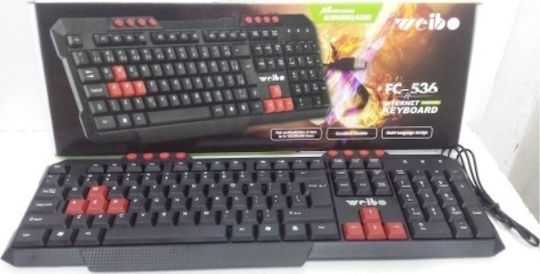 Weibo FC-536 Gaming Πληκτρολόγιο (Αγγλικό US)