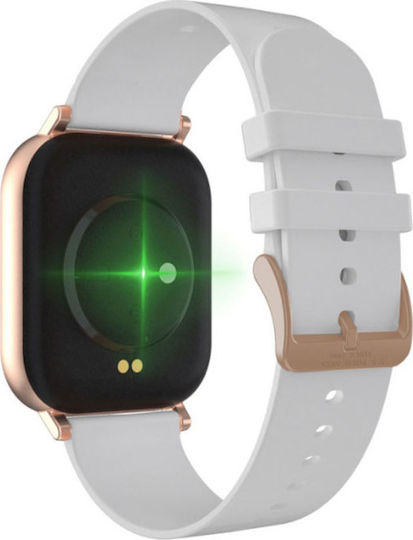 U.S. Polo Assn. Orion Smartwatch mit Pulsmesser (Weiß)