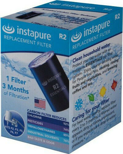 Instapure Water Filter Replacement for Faucet made of Activated Carbon R2 5 μm