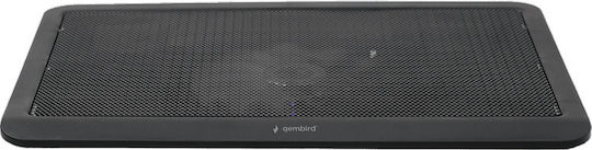 Gembird Cooling Pad για Laptop έως 15" με 1 Ανεμιστήρα και Φωτισμό (NBS-1F15-03)
