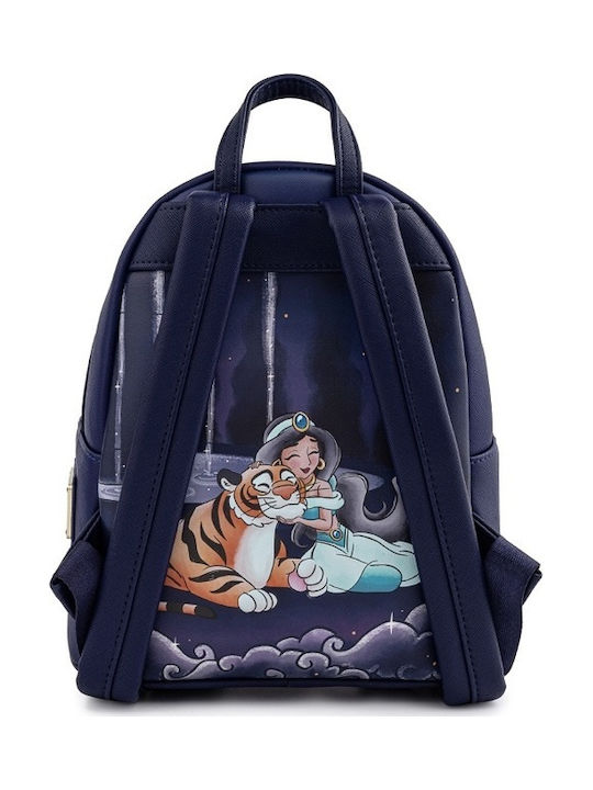 Loungefly Jasmine Castle Mini Kids Bag Backpack Lilac 22.5cmx11.2cmx26.2cmcm