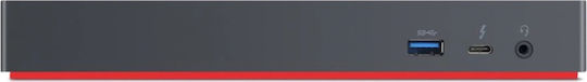 Lenovo ThinkPad Workstation Gen 2 Thunderbolt 3 Docking Station με HDMI/DisplayPort 4K PD Ethernet και συνδεση 3 Οθονών Μαύρο
