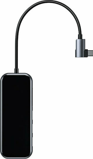 Baseus USB-C Docking Station με HDMI 4K PD Γκρι (CAHUB-CZ0G)