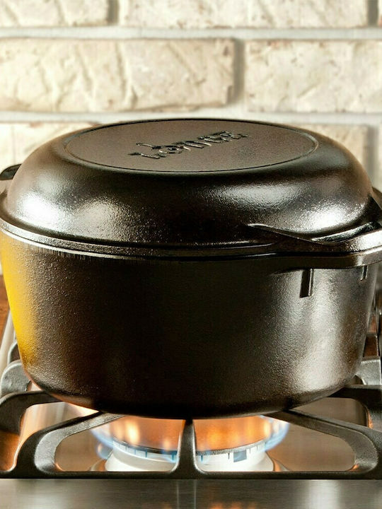 Lodge Βαθιά Κατσαρόλα από Μαντέμι 4.73lt / 27cm