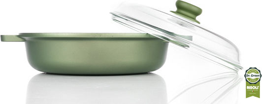 Risoli Dr.Green Flacher Topf aus Gussaluminium 24cm