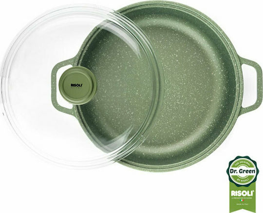 Risoli Dr.Green Flacher Topf aus Gussaluminium 24cm