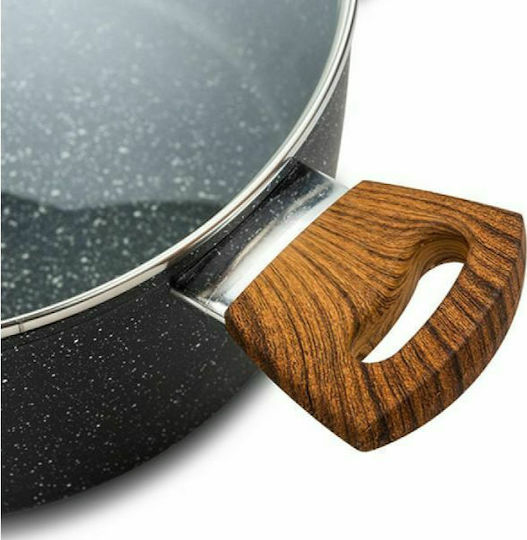 Nava Nature Flacher Topf aus Aluminium 4Es / 28cm