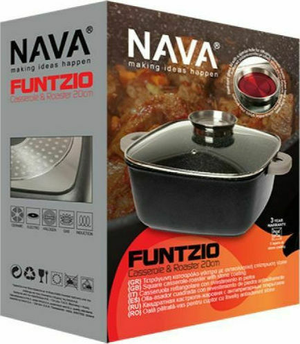 Nava Funtzio Βαθιά Κατσαρόλα από Αλουμίνιο 2.5lt / 20cm