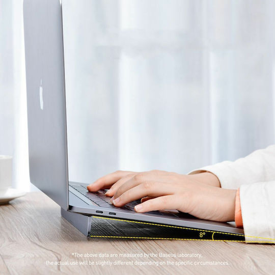 Baseus Self-Adhesive Aluminum Βάση για Laptop έως 17" Γκρι