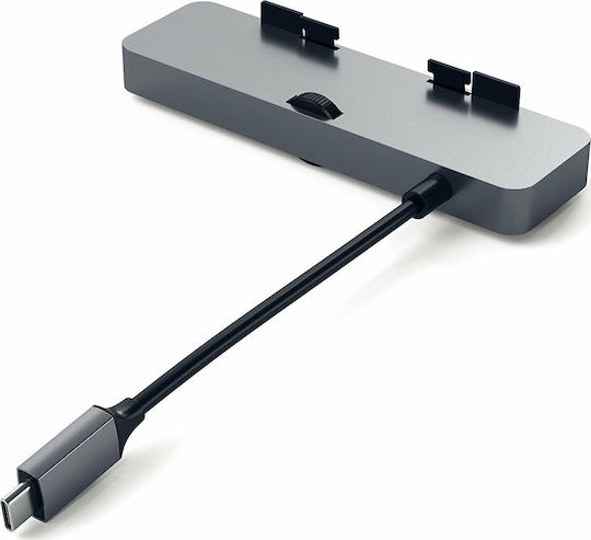 Satechi Hub 4 Θυρών USB 3.0 με σύνδεση USB-C Γκρι