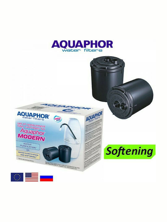Aquaphor Ανταλλακτικό Φίλτρο Νερού για Βρύση από Ενεργό Άνθρακα Β-200H Modern V.2 2τμχ