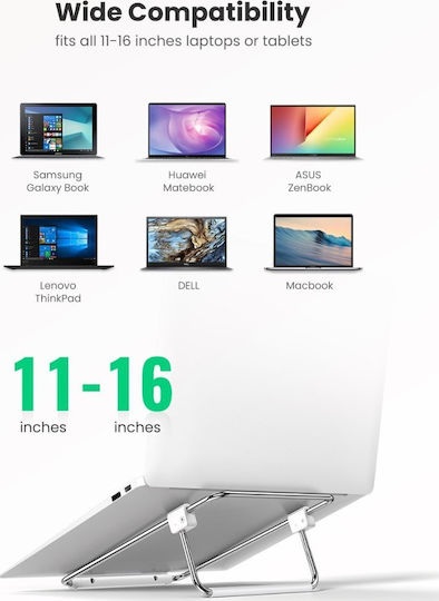 Ugreen LP230 Βάση για Laptop έως 15.6" Ασημί