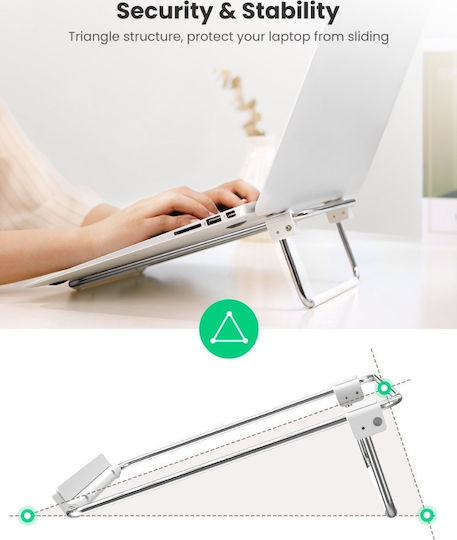 Ugreen LP230 Βάση για Laptop έως 15.6" Ασημί