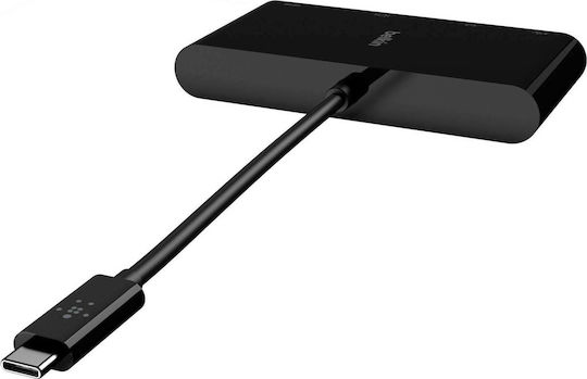 Belkin USB-C Docking Station with HDMI 4K Ethernet Black (AVC005BTBK)