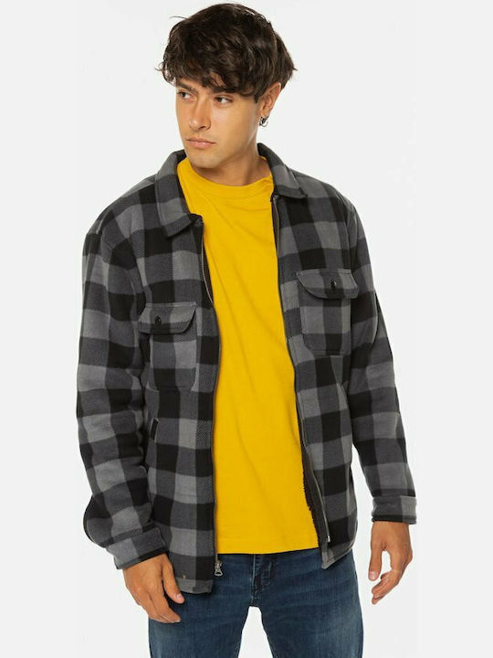 Tolala Overshirt Long-sleeved Shirt Checked Black