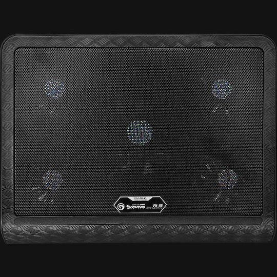 Marvo FN-33 Cooling Pad for Laptop up to 17" with 5 Fans and Lighting Red Led