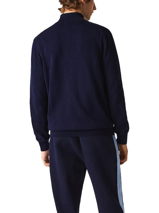Men's Knitted Cardigan Navy Blue