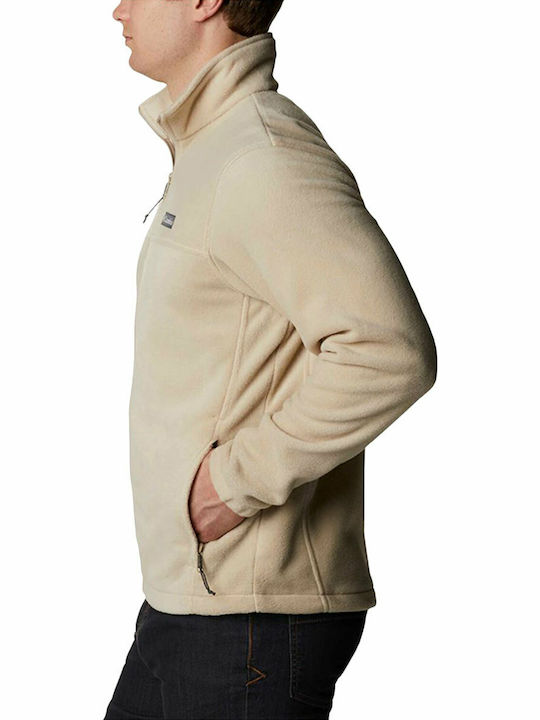 Steens Mountain Men's Fleece Cardigan Beige