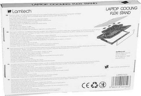 Lamtech Cooling Pad για Laptop έως 17.3" με 6 Ανεμιστήρες και Φωτισμό (LAM021523)