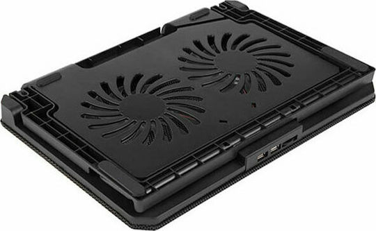 Lamtech Cooling Pad για Laptop έως 17.3" με 2 Ανεμιστήρες και Φωτισμό (LAM021516)