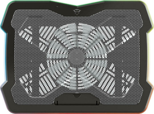 Trust GXT 1126 Aura Cooling Pad για Laptop έως 17.3" με 1 Ανεμιστήρα και Φωτισμό