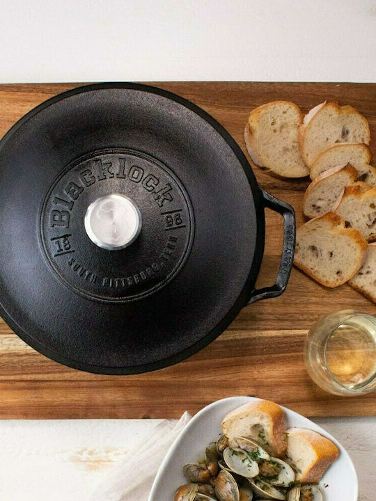 Lodge Blacklock Βαθιά Κατσαρόλα από Μαντέμι 5.5lt / 28cm