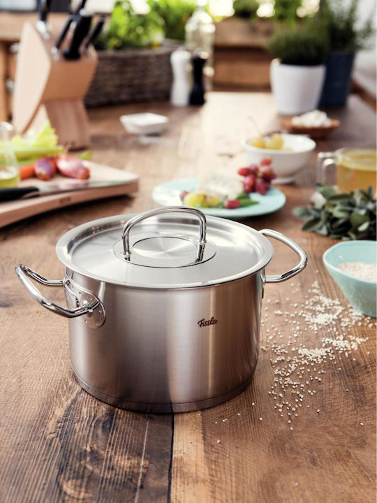 Fissler Original Profi Βαθιά Ανοξείδωτη Κατσαρόλα 6.3lt / 24cm