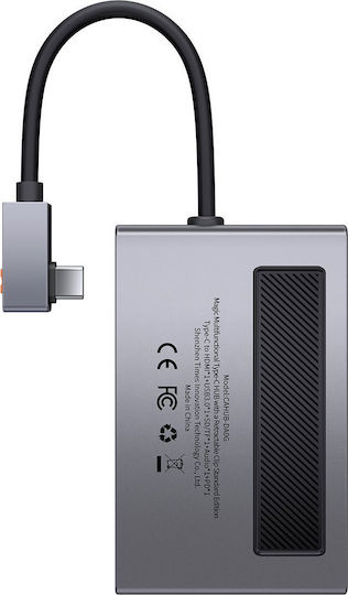 Baseus Magic USB-C Docking Station με HDMI 4K PD Γκρι