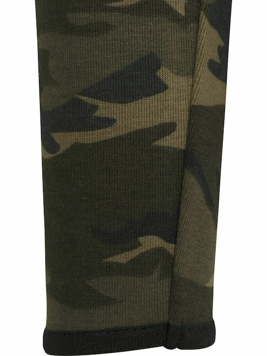 Men's Cardigan with Hood Wood Camo