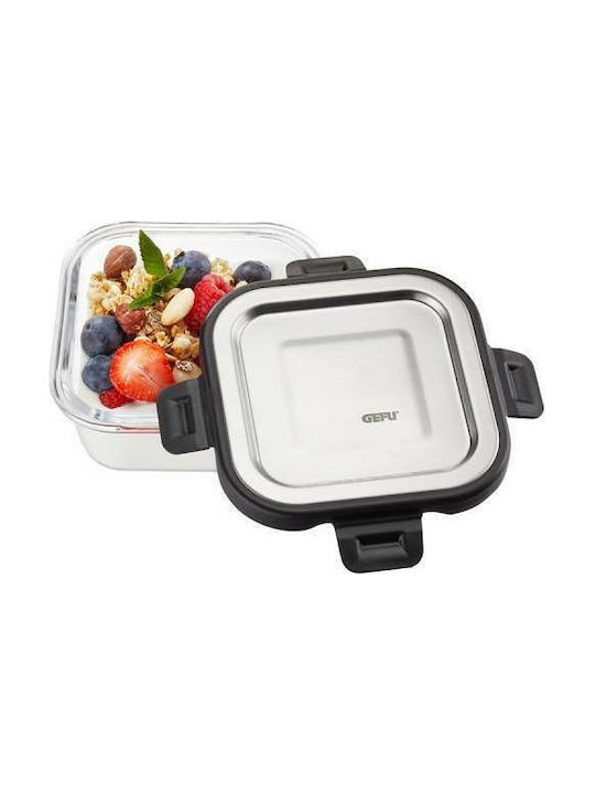 Gefu Microwave Glass Lunch Box Milo Silver 300ml