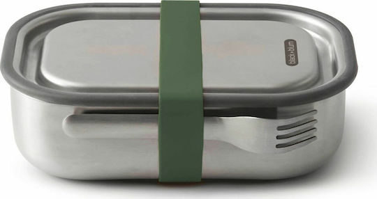 Black+Blum Δοχείο Φαγητού Inox Olive με Χωρίσματα 1lt