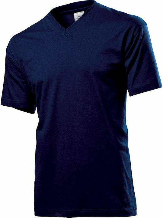 Stedman Classic-T Men's Short Sleeve Promotional T-Shirt Blue Midnight